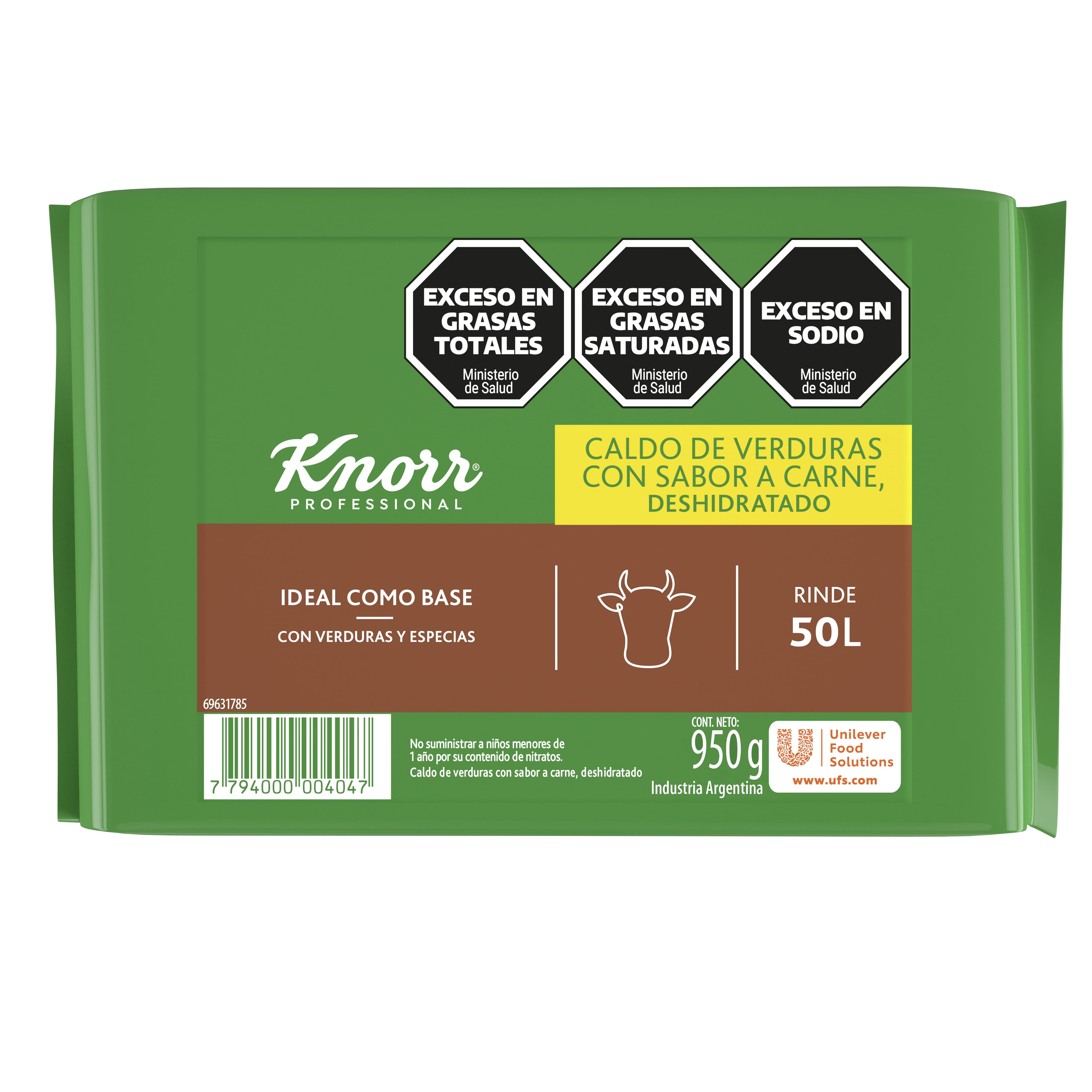 Knorr Caldo sabor carne - Deshidratado - 1 kg : : Alimentación y  bebidas