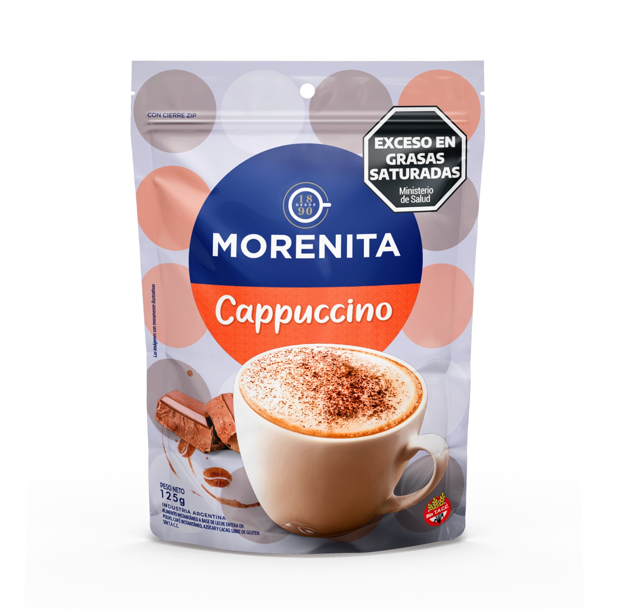 La Morenita Cappuccino Instantáneo, 125 g